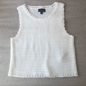 Topshop Crotchet Cropped Top